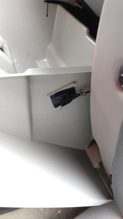 Glove Box hanger on the right side.