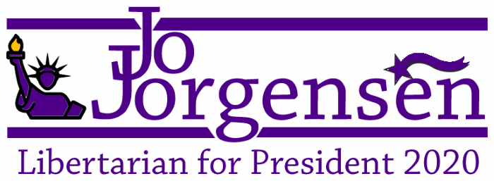 Jorgensen for President logo.