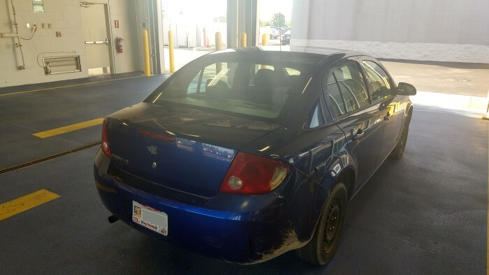 The back of my 2007 Chevy Cobalt