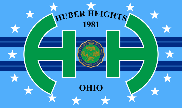 Better rendering of the flag of Huber Heights, Ohio