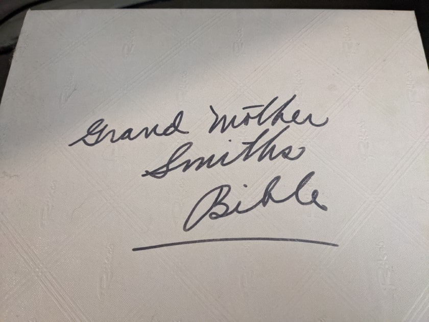 Grandma Smith's Bible