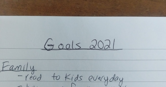 2021 New Year's Resolutions & Goals