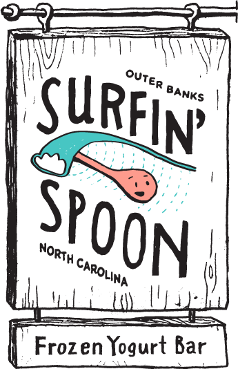 Surfin' Spoon logo