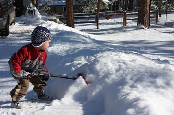 Shovel snow.