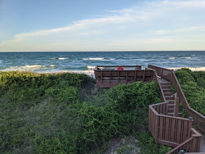 View of the Atlantic Ocean