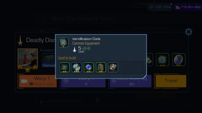 The Event Supply Mission Items to Get During the Week in Star Trek Timelines