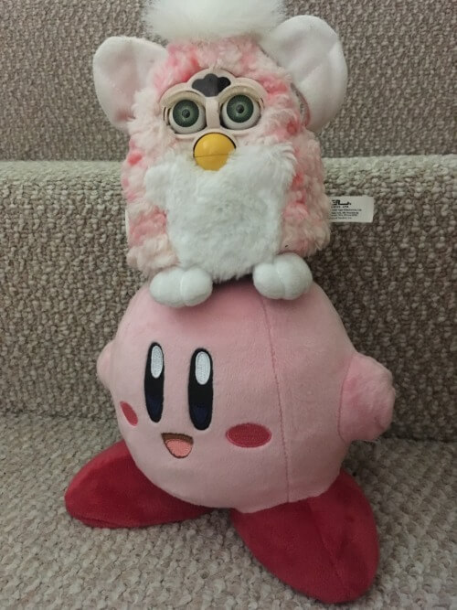 Furby on a Kirby