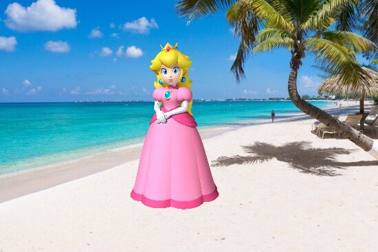 Peach on a Beach